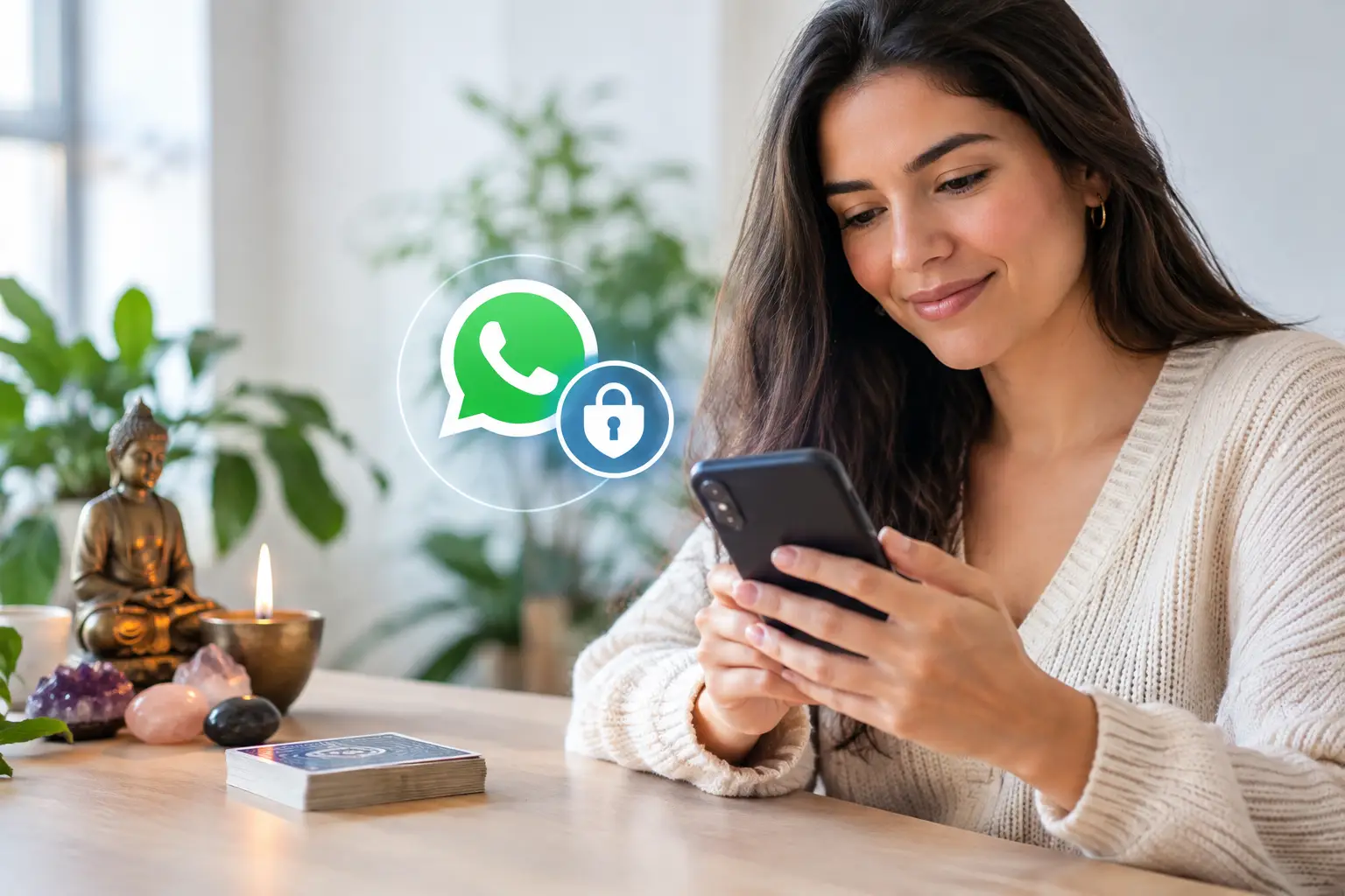 Consulta espiritual por WhatsApp privada y segura