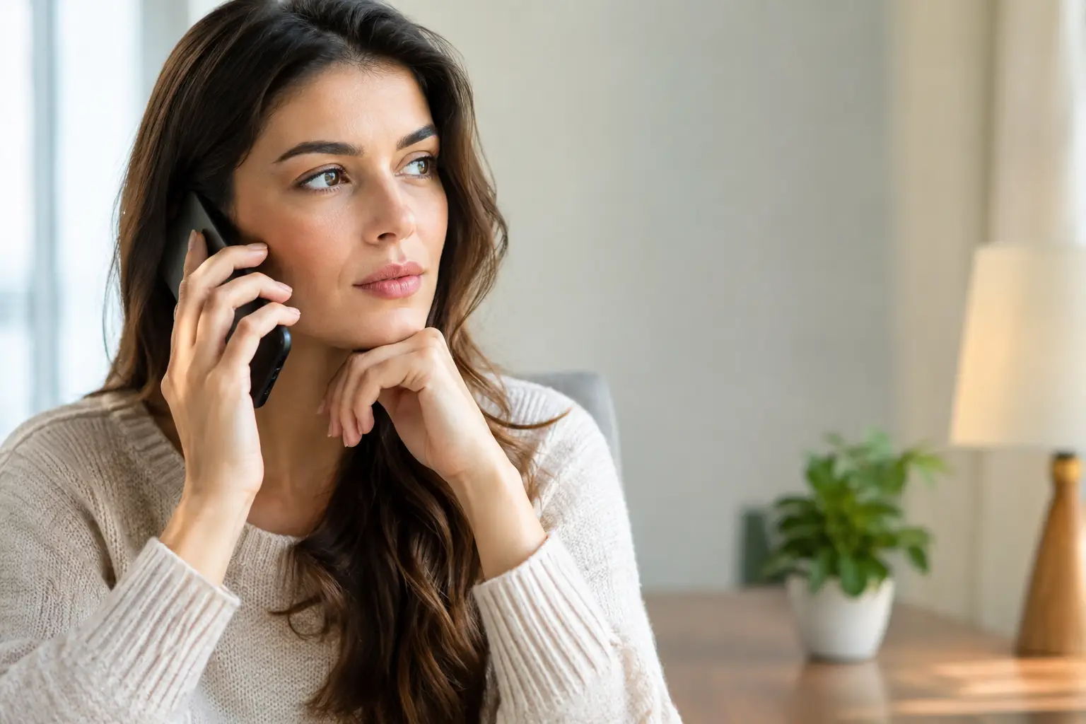 Videncia telefónica para respuestas privadas